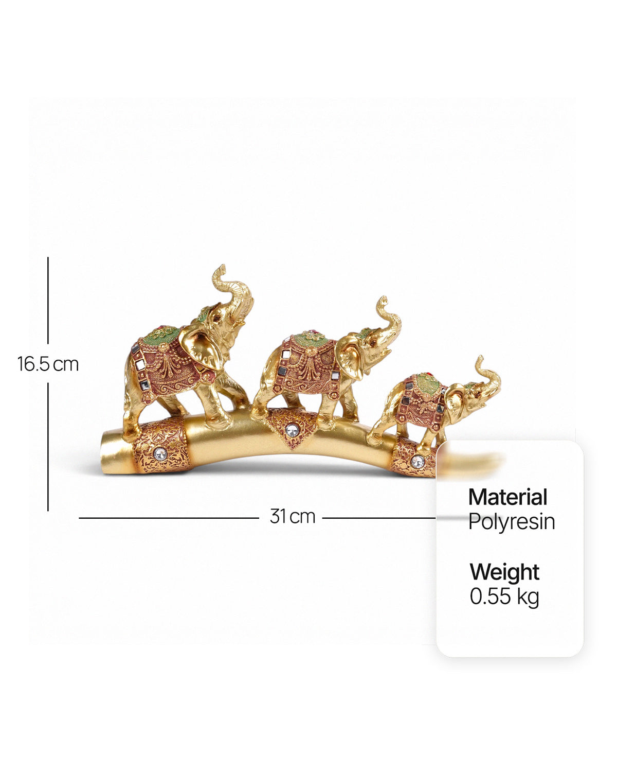 Gaj Elephant Figurine showcasing intricate craftsmanship