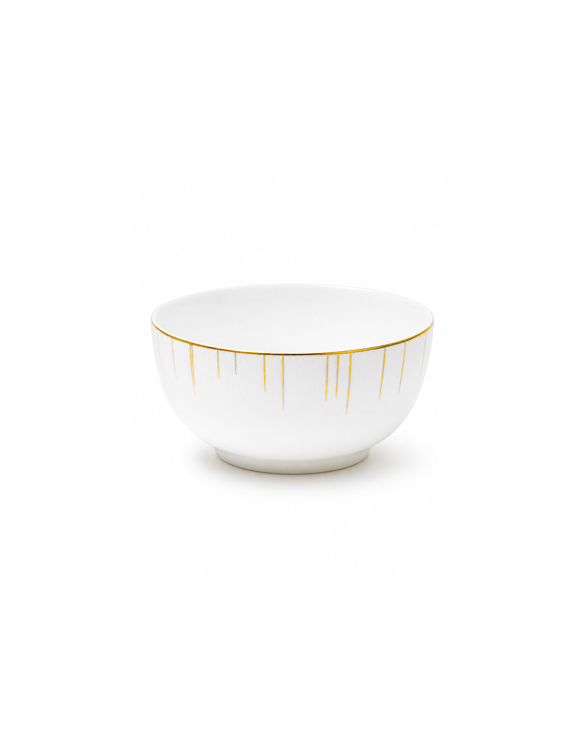 Golden Ray 27-piece porcelain dinner set with 24K gold detailing