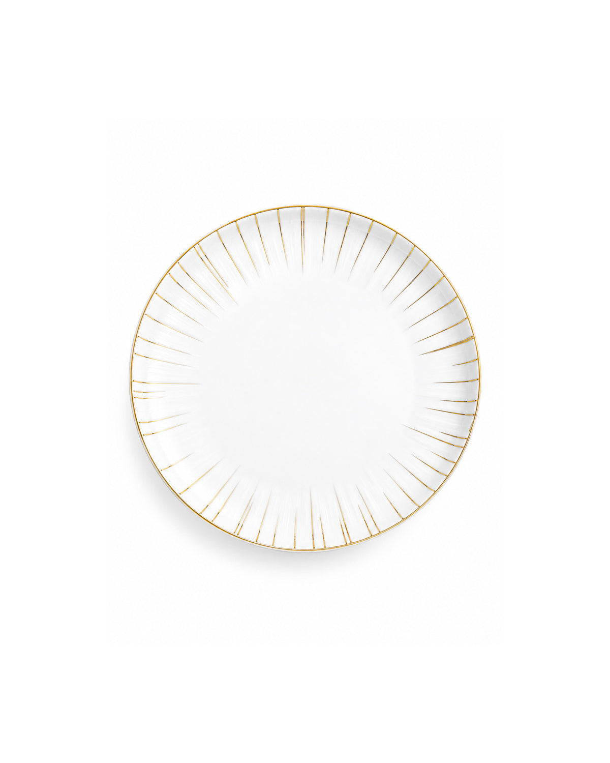 Elegant Golden Ray 27-piece porcelain dinner set