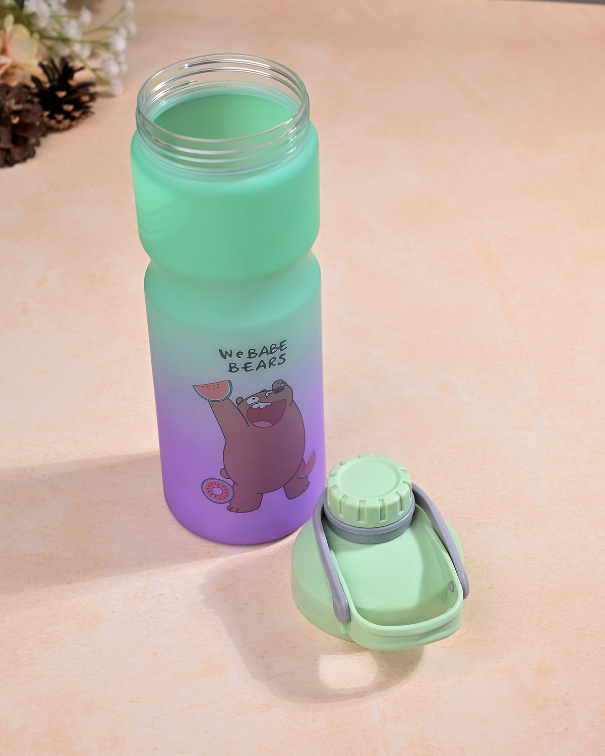 Gradient Glow Bottle photographed in natural lighting