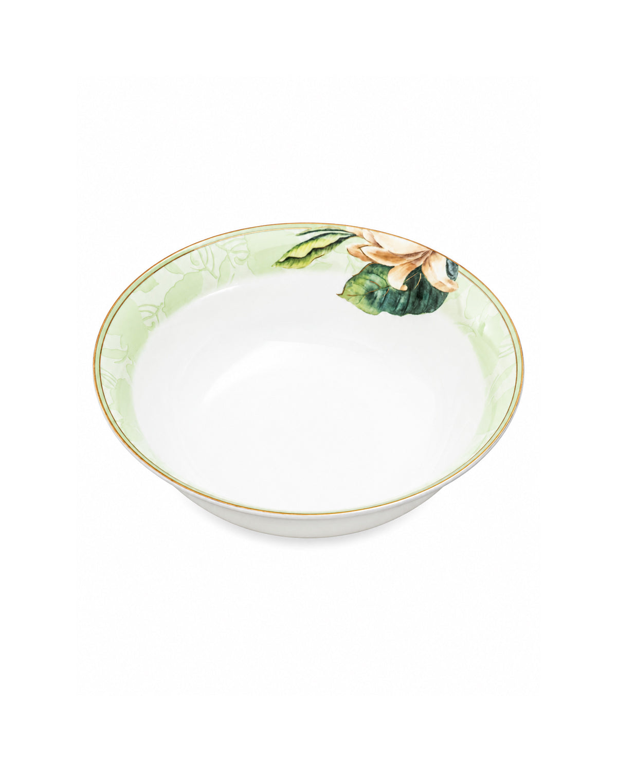 Greenhaven porcelain dinnerware set with pure 24K gold accents