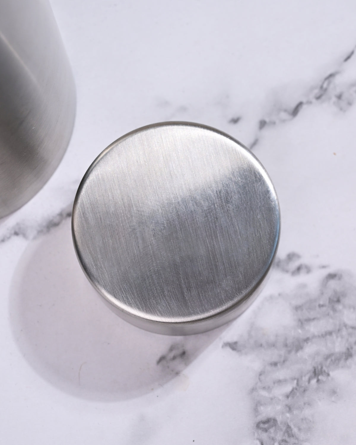 Durable Grey Stainless Steel Bottle for everyday hydration