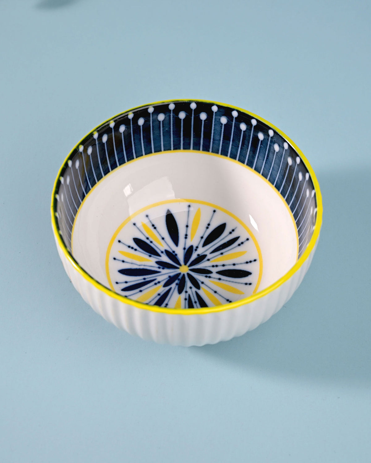 Elegant handpainted porcelain bowls set of two