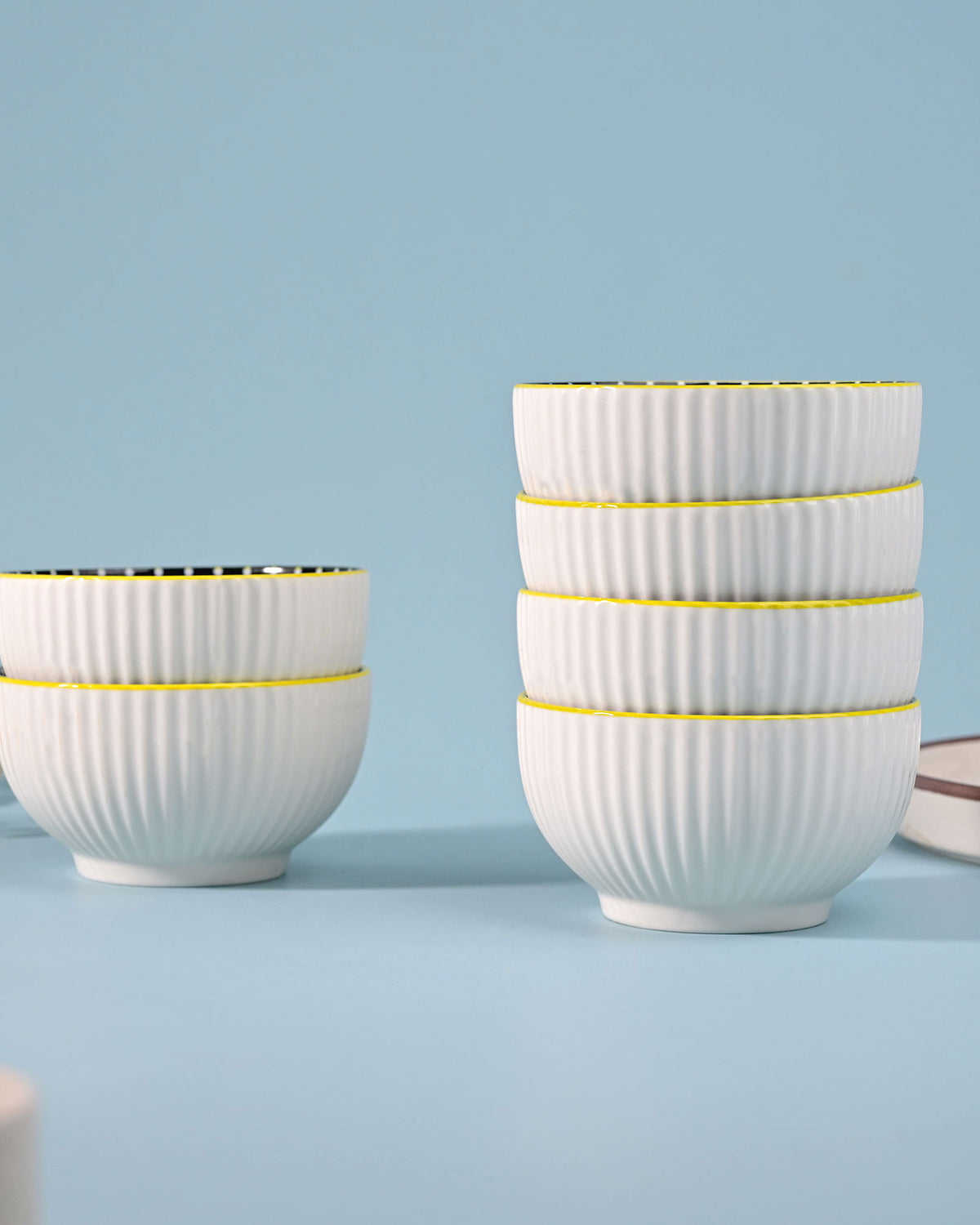 Premium porcelain bowls with handcrafted painted designs