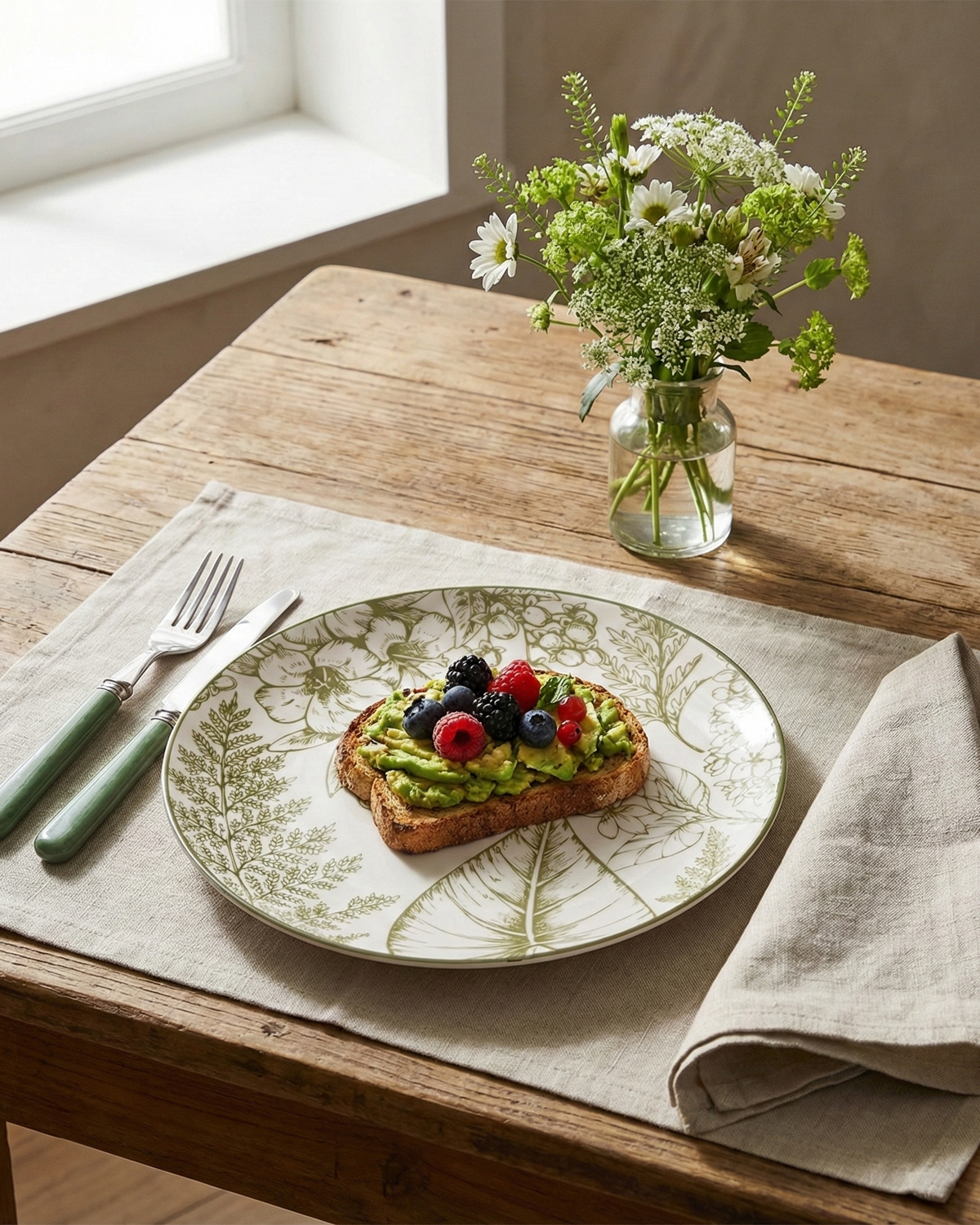Hazel porcelain side plates set of 2