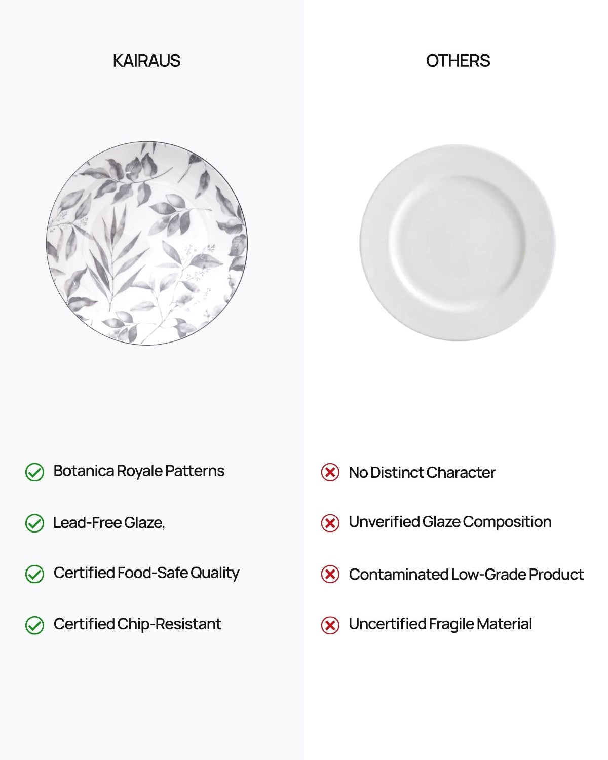 Ivory porcelain quarter plates for serving desserts and sweets