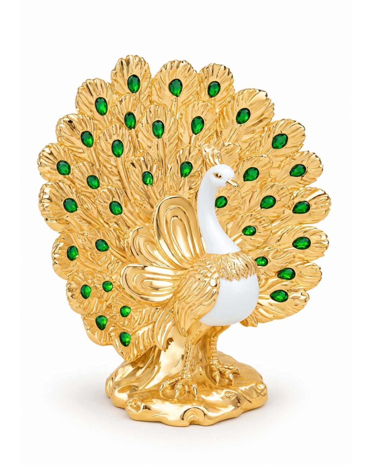 Jadecrest Royal Peacock Showpiece with elegant decorative design
