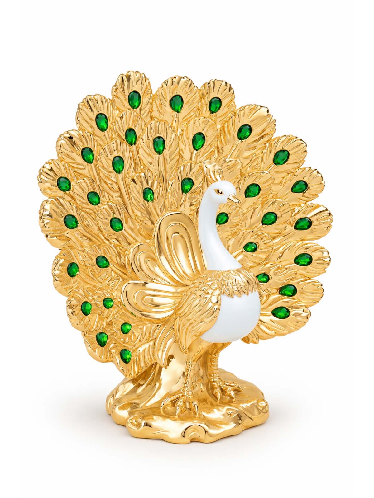 Jadecrest Royal Peacock Showpiece with elegant decorative design