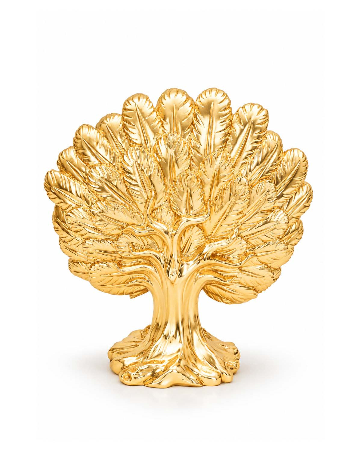 Jadecrest Royal Peacock Figurine with intricate detailing
