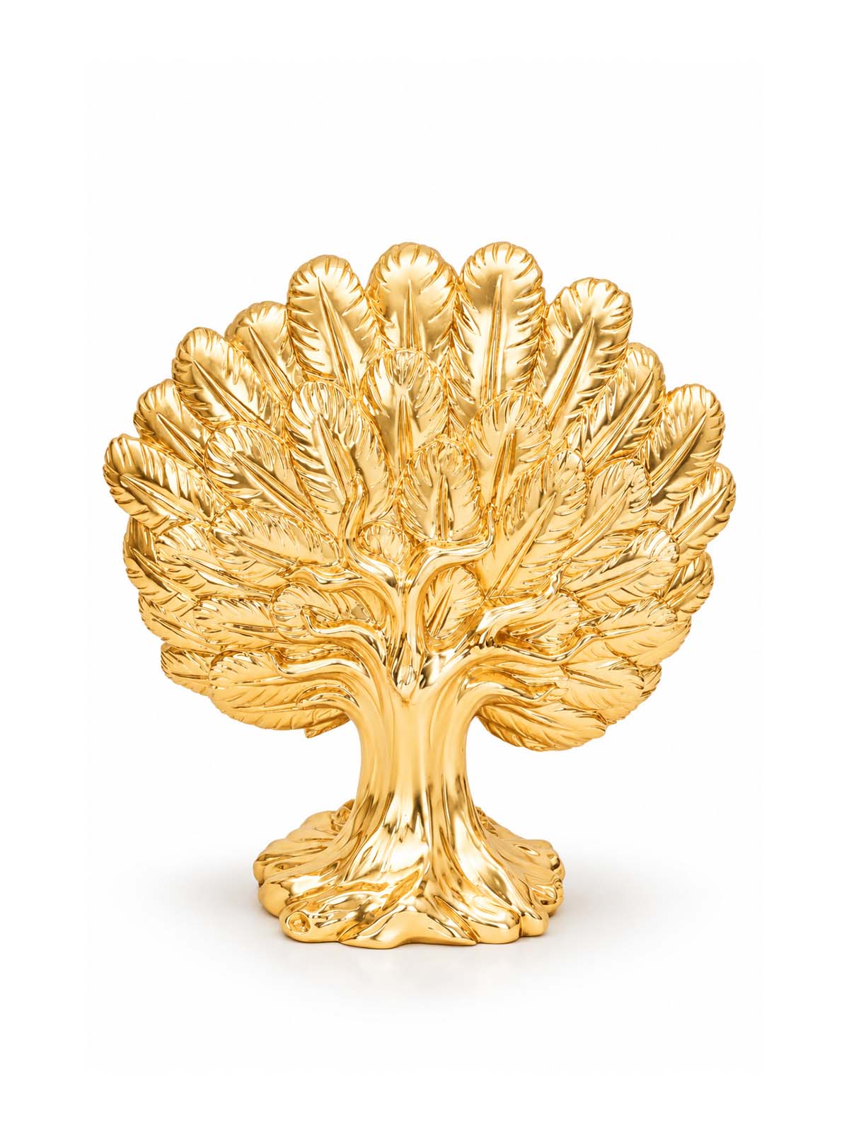 Jadecrest Royal Peacock Figurine with intricate detailing