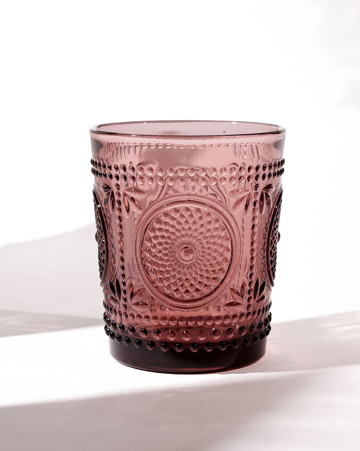 Set of four elegant Juni textured drinking glasses
