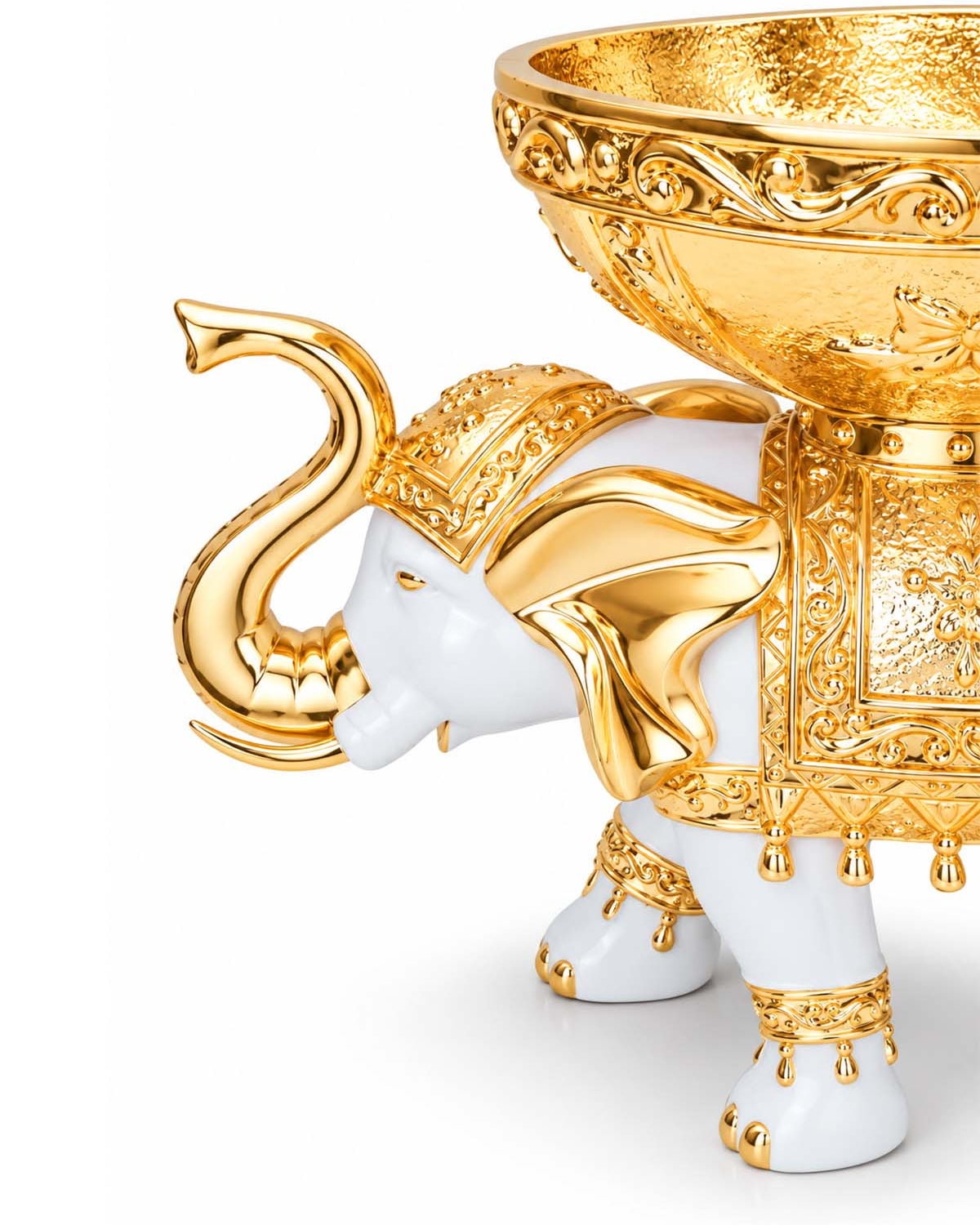 Majestique Royal Elephant Showpiece side view