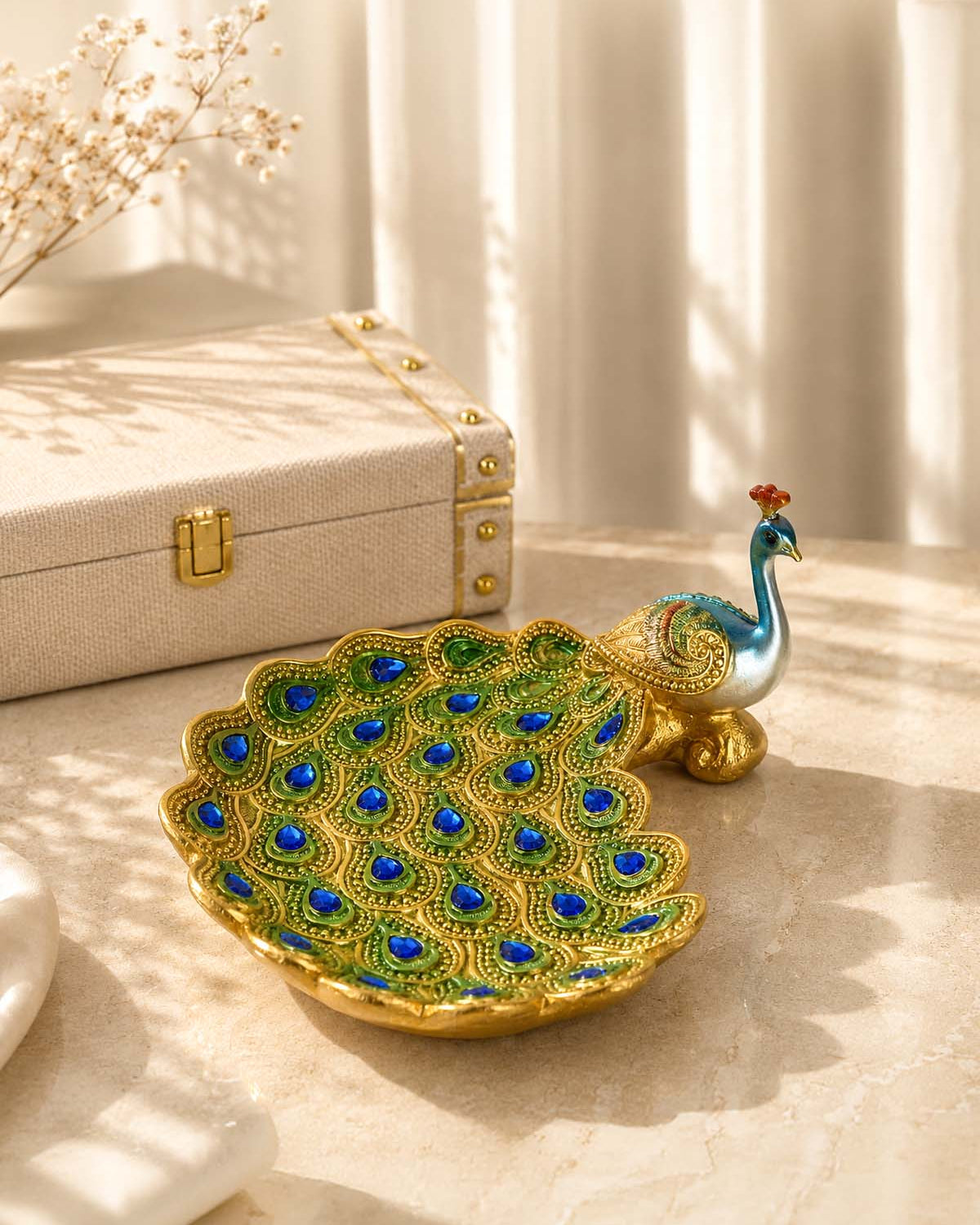 Mayur: The Regal Peacock Figurine