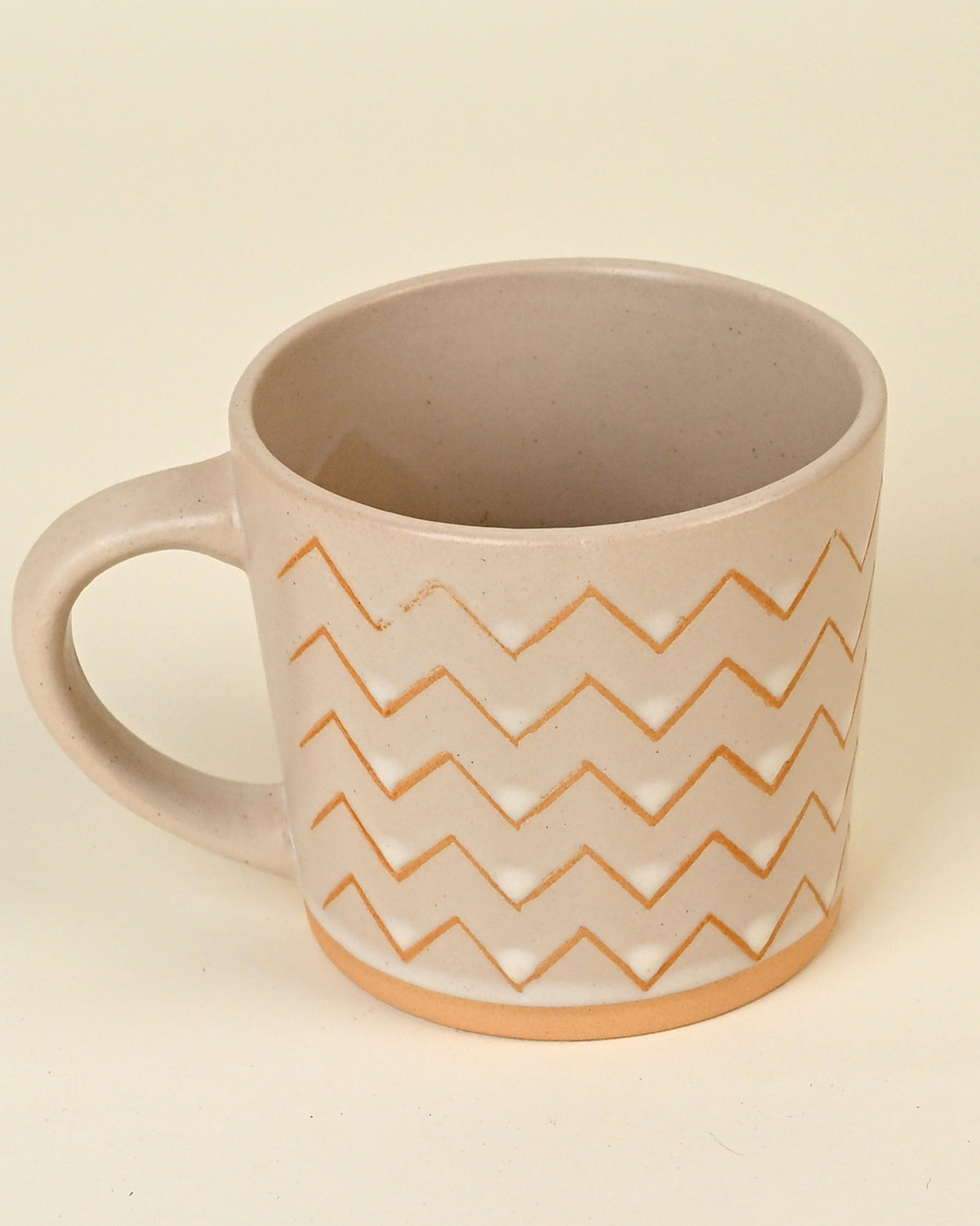 Meandering ceramic coffee mug set