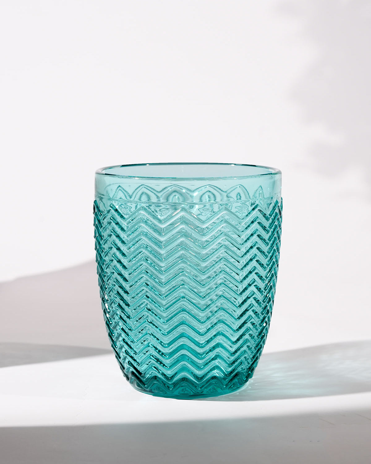 Set of four elegant Midori drinking glasses