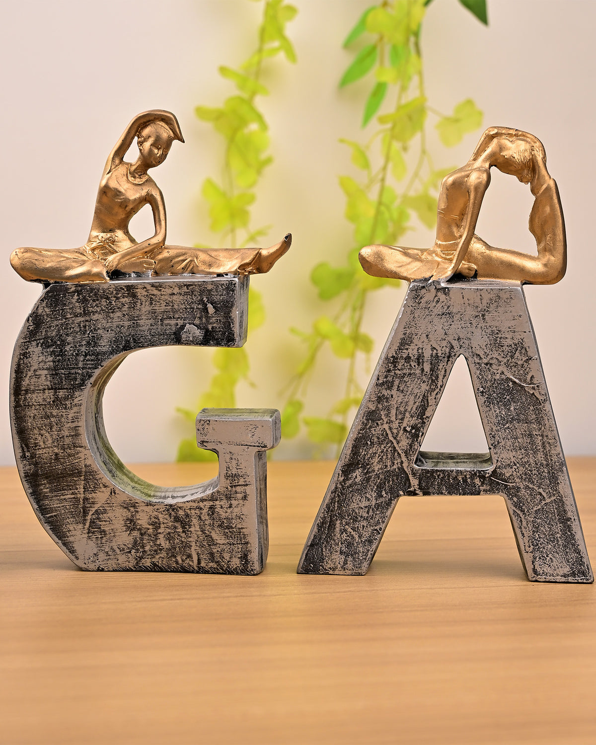 Yoga poses sign for meditation and wellness spaces