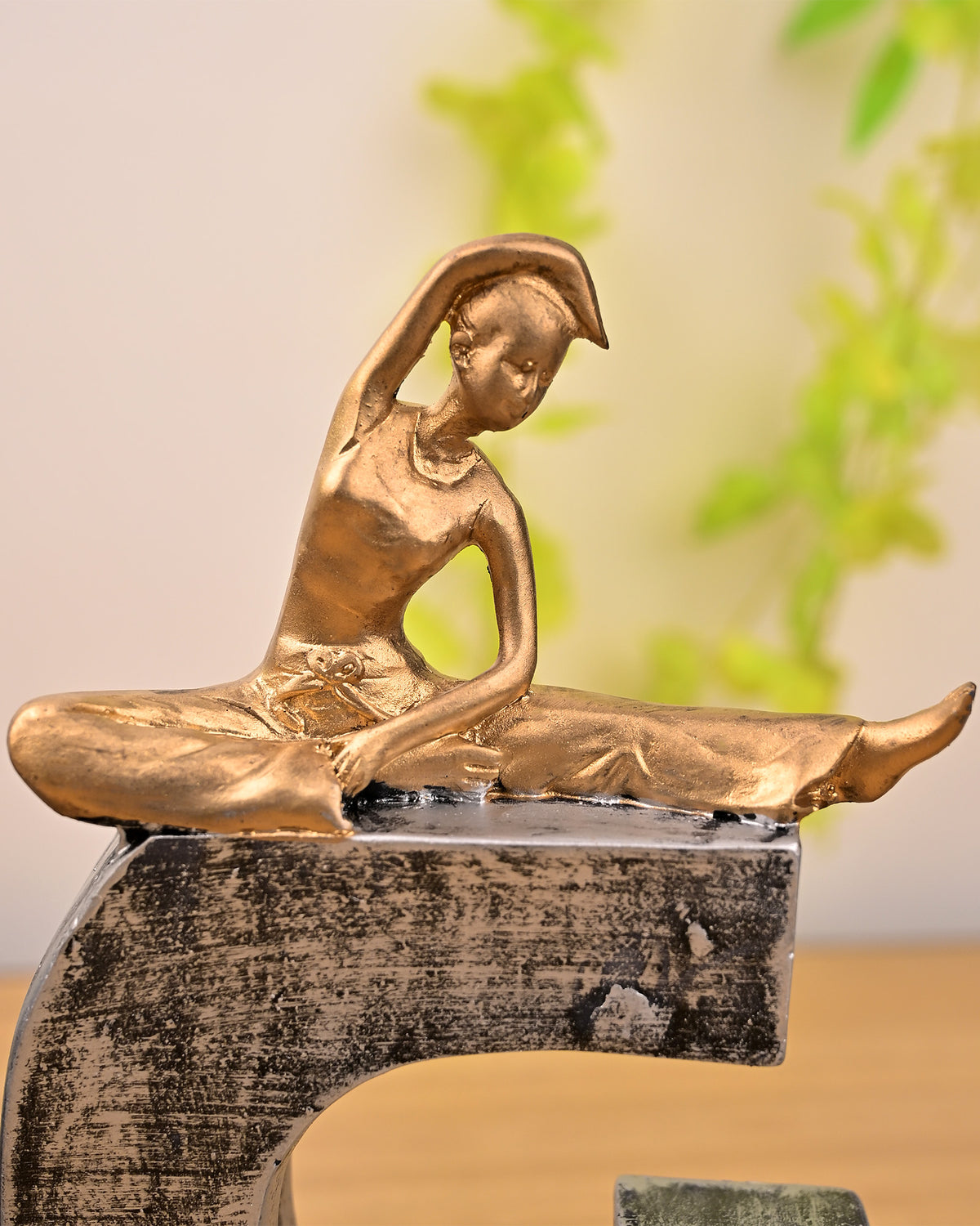 Decorative yoga poses lettering for home interiors