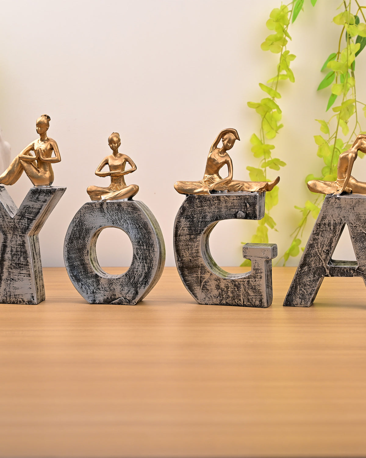 Wellness-themed Mindful Poses Yoga wall decoration