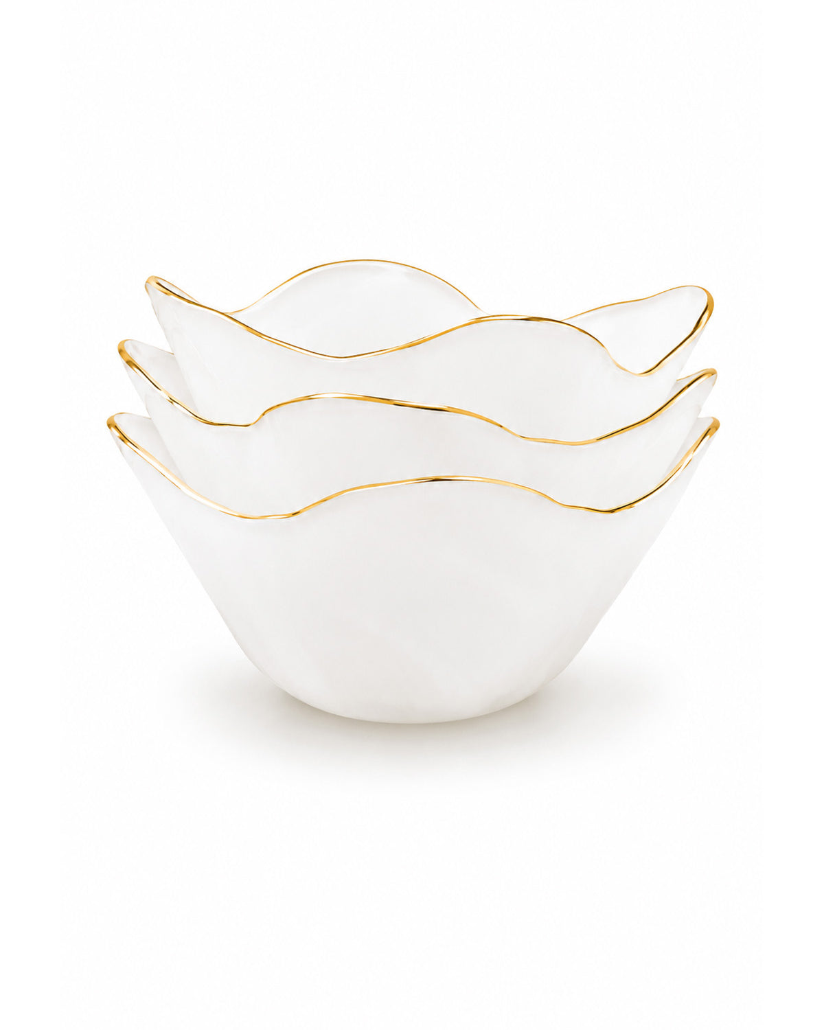 Monarch gold bowl and tray