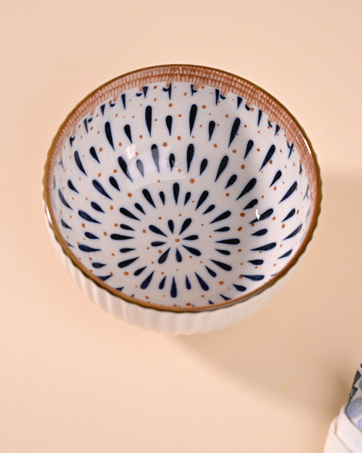 Monsoon Dreamscape porcelain bowls for serving snacks and desserts