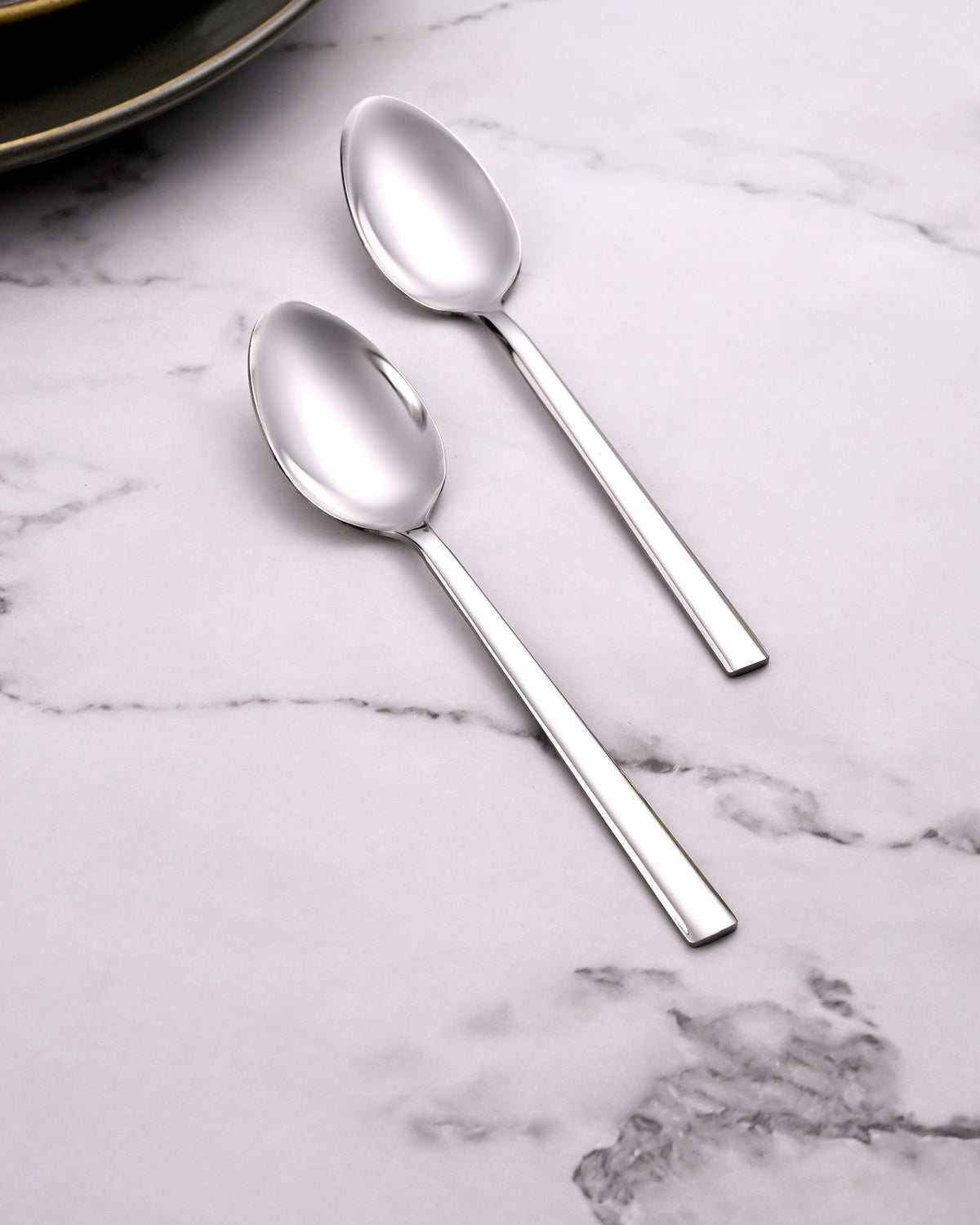 Morning Shine Tea Spoons Set of 2 with Elegant Polished Finish