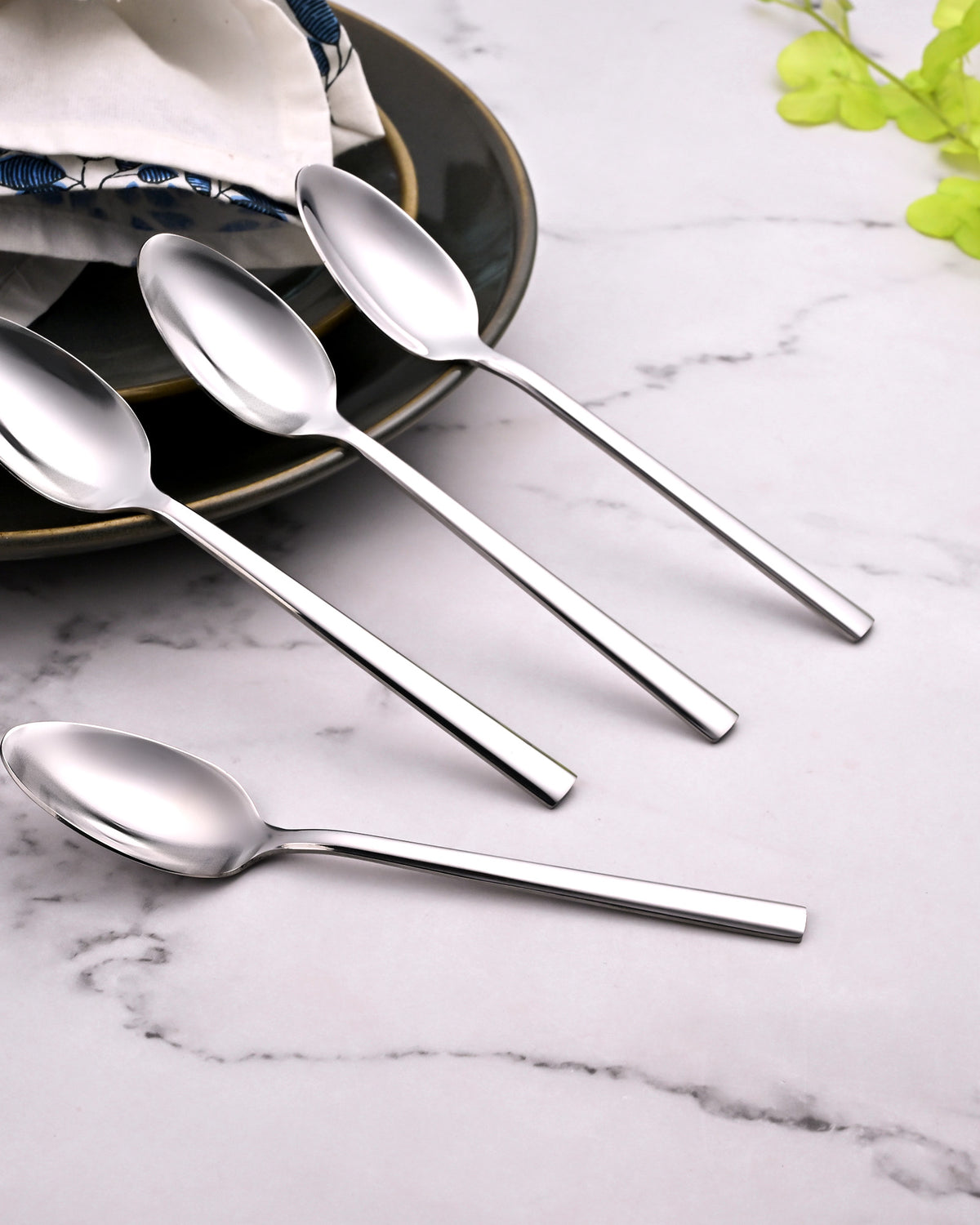 Morning Shine Tea Spoons with a Smooth and Refined Finish