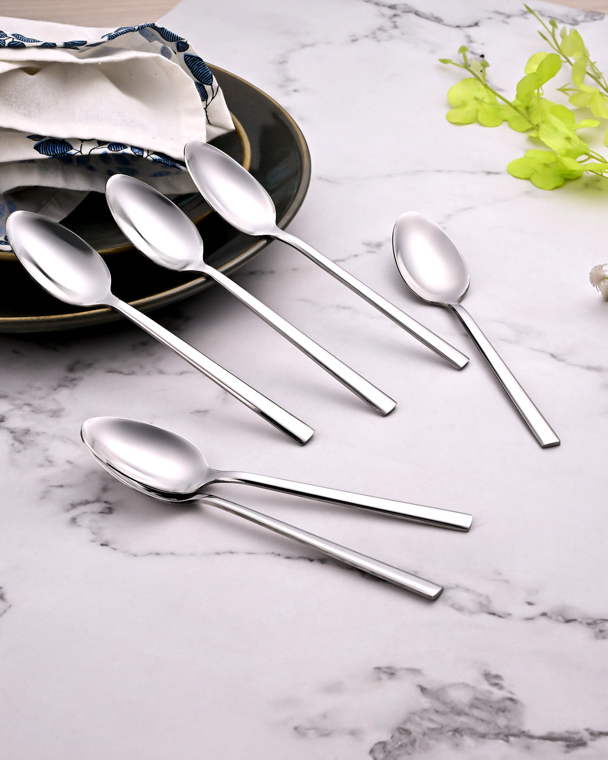 Elegant Morning Shine Teaspoons for Tea and Coffee Serving
