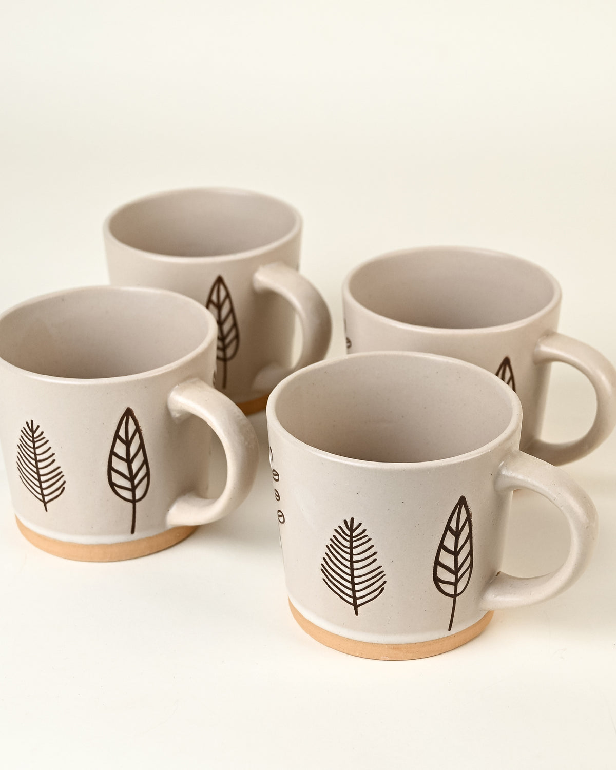 Oak & Elm ceramic coffee mugs