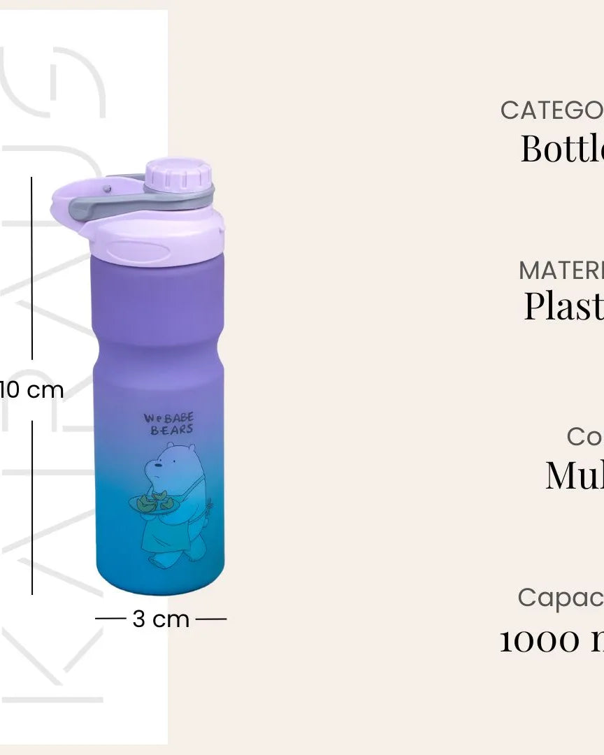 Stylish Ombre Dream Water Bottle featuring soft blended colors