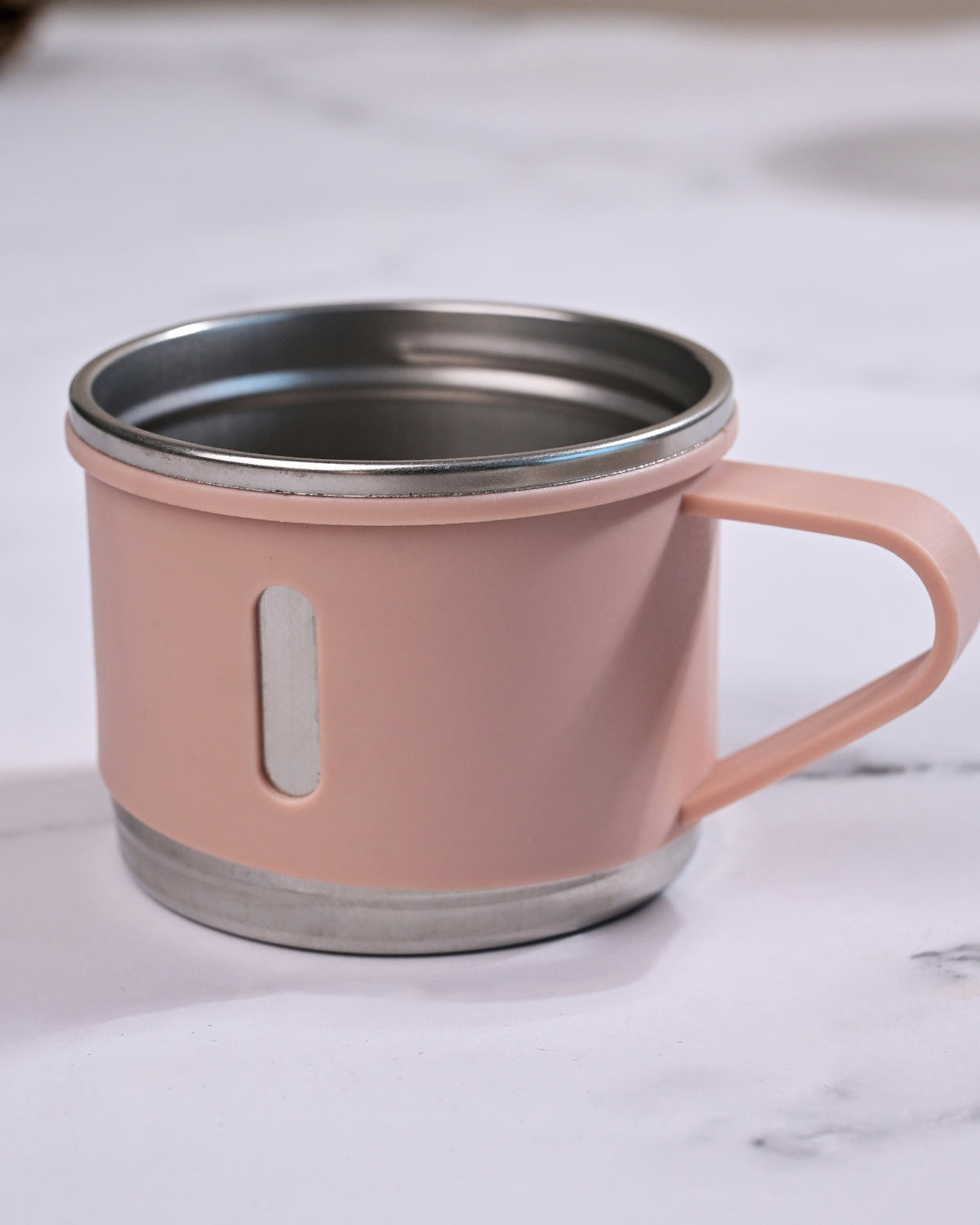 Opulent thermos flask set with durable stainless steel construction