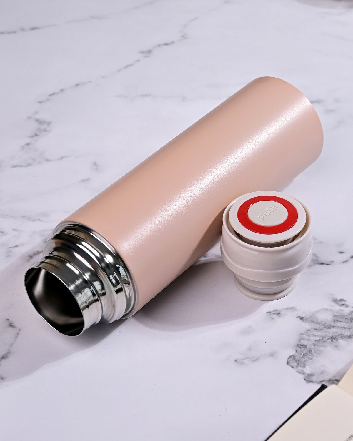 Stylish stainless steel vacuum flask set for office and home