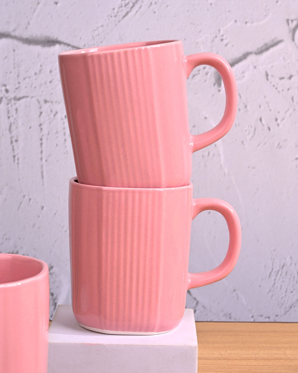 Premium ceramic coffee mugs set of 4