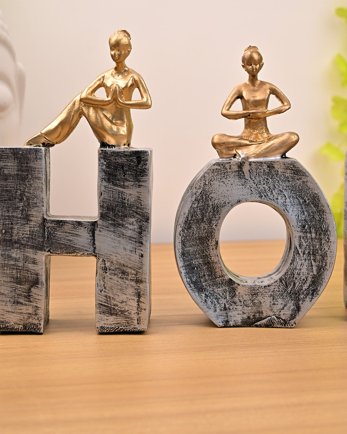 Yoga letters sign for peaceful home decor