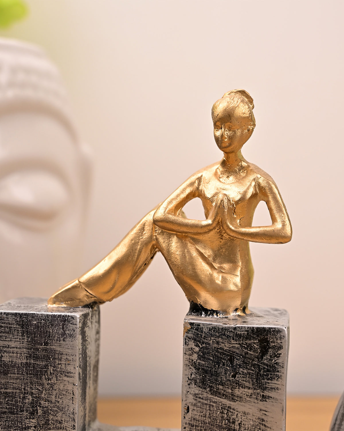 Peaceful yoga quote letters for interior decor
