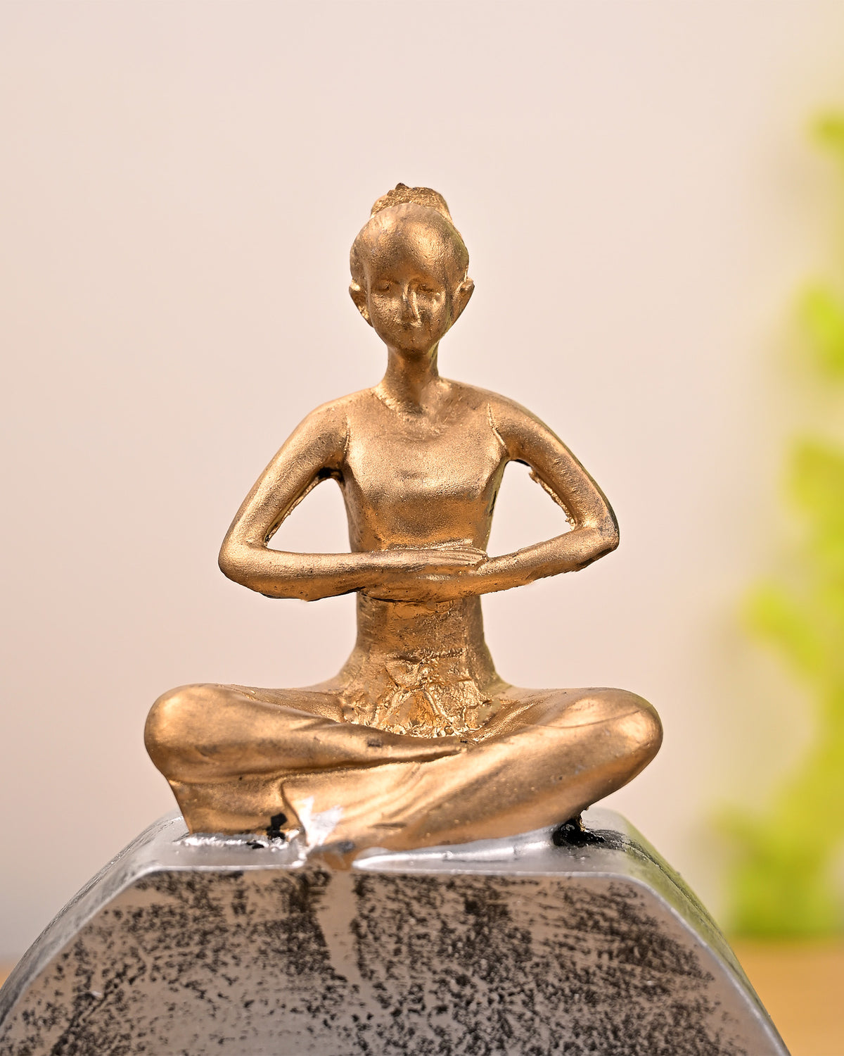 Home yoga letters with a relaxing decorative design