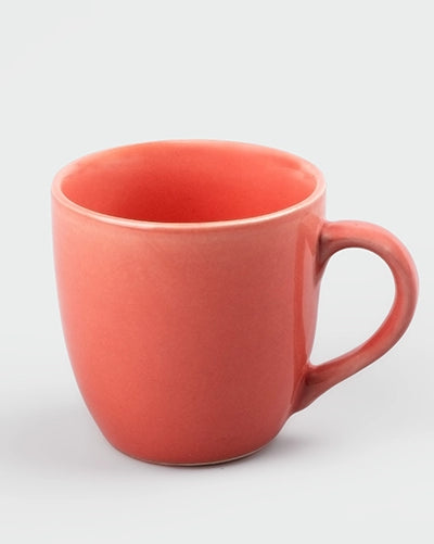 Set of Four Peach Blossom Ceramic Tea Cups