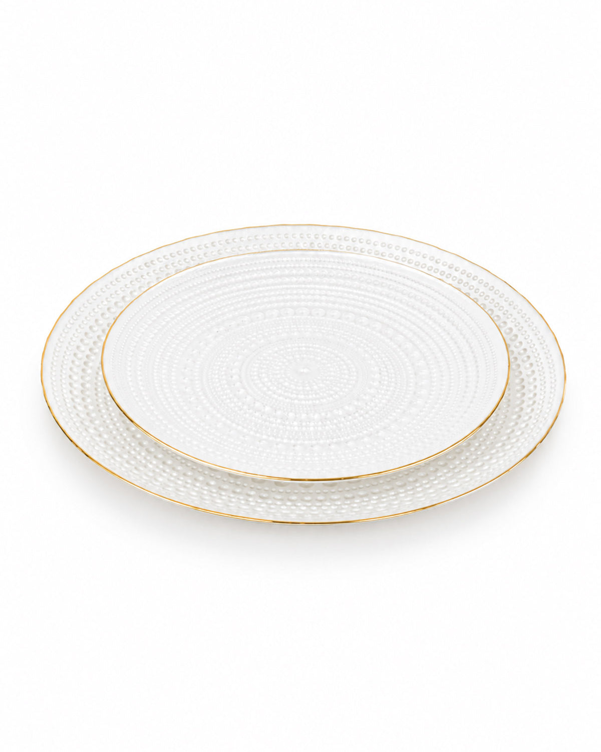 Pearlwave 27 Piece Real Gold Dinner Set product close-up