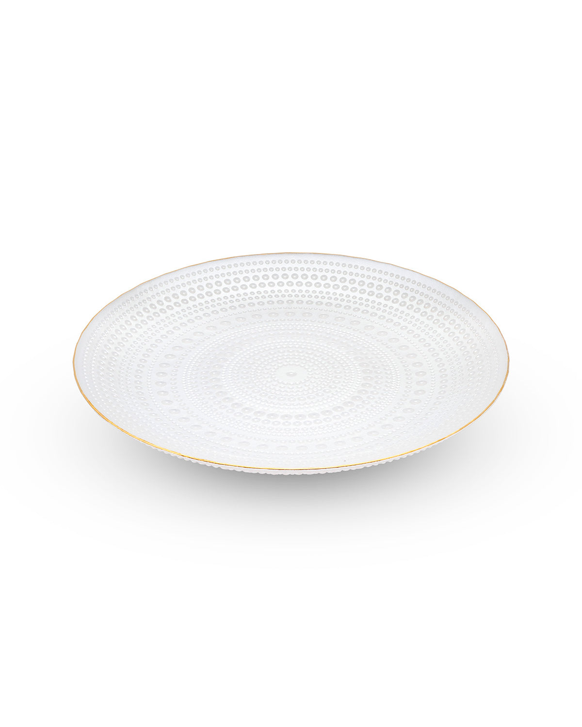 Pearlwave Dinner Set showcasing elegant gold detailing