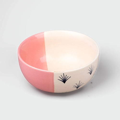 Elegant blush pink serving bowl set