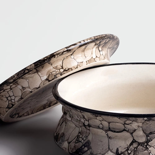 Decorative ceramic casserole dish for kitchen and dining