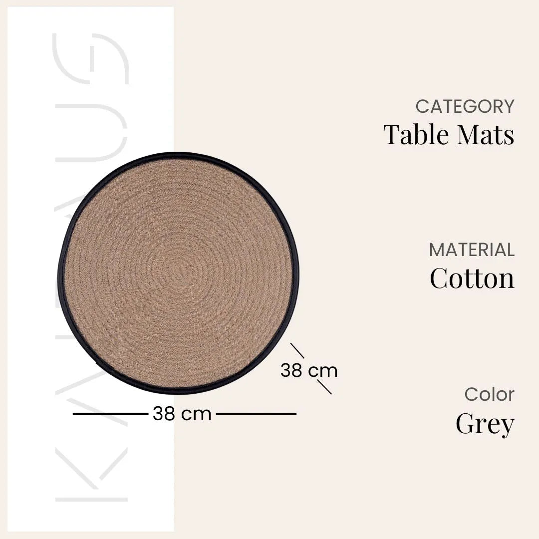 Decorative Quace woven placemat for stylish table settings