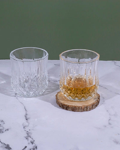Radiant Transparent Glass Tumblers