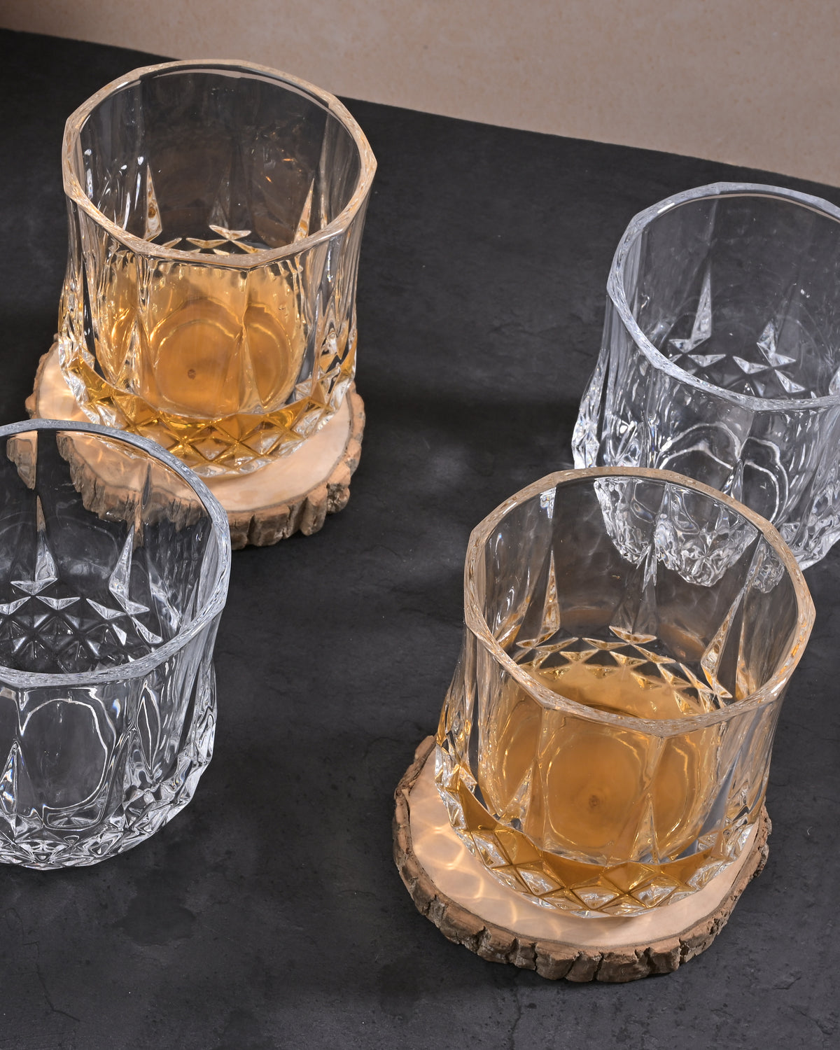 Elegant Clear Glass Tumblers