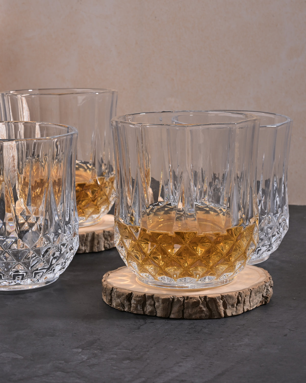 Clear Glass Set Four