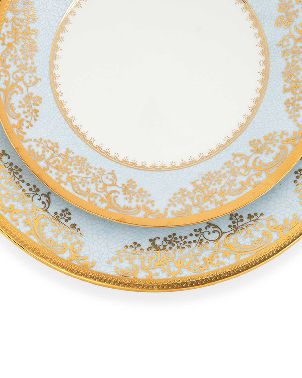 Riva Real Gold Dinner Set product photography for a premium tableware collection