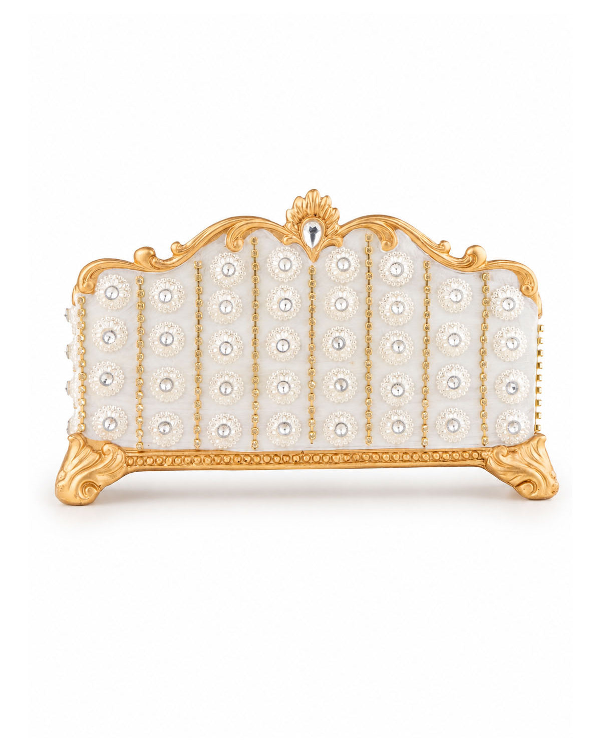 Royal-style tissue holder for elegant living room decoration