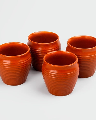 Ceramic kulhad cups for tea