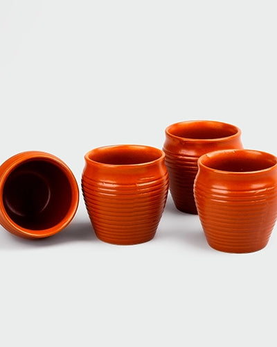 Traditional kulhad design ceramic cups