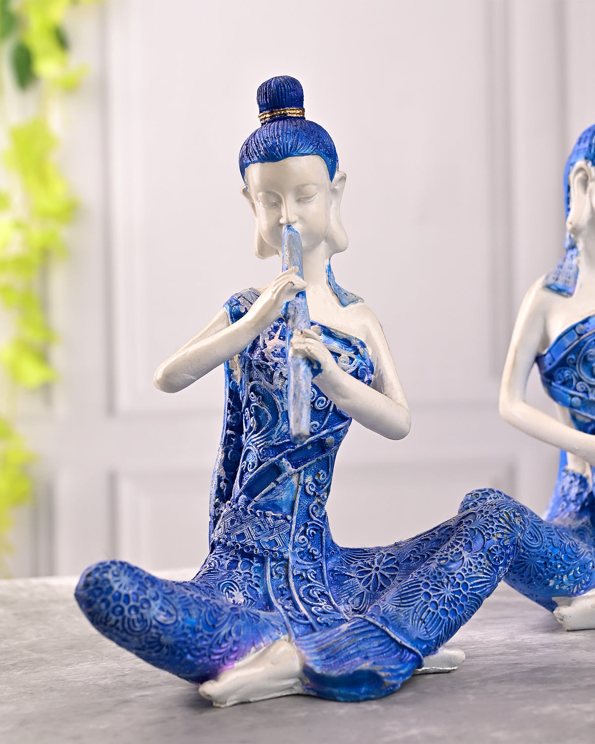 Decorative trio sculpture representing harmony and balance
