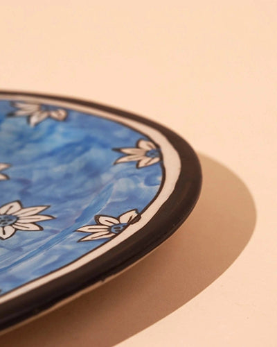Decorative small blossom platter for dining